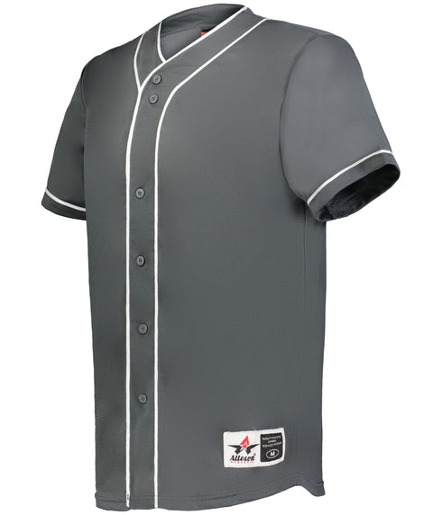 Alleson Diamond Full-Button Baseball Jersey